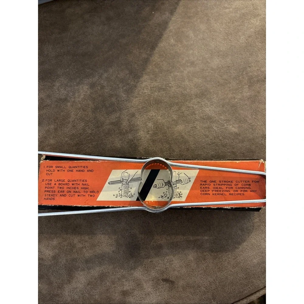 Vintage Kernel Stripper Stainless Steel Blades‎ # 6560 Made In Japan